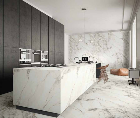 Arabescato Vagli Lucido Porcelain Slab Matte