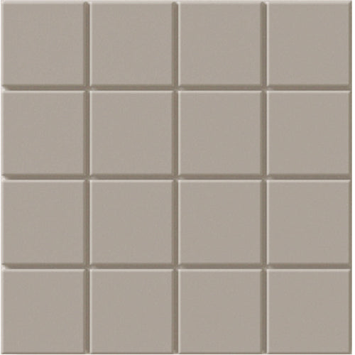 ash Raster Porcelain Tile Grids Matte 6x6