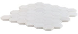 Bianco Dolomite 2” Hex Mosaic floor tile