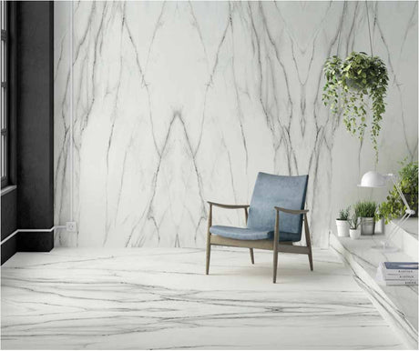 Bianco Laguna Porcelain Slab Matte floor tile