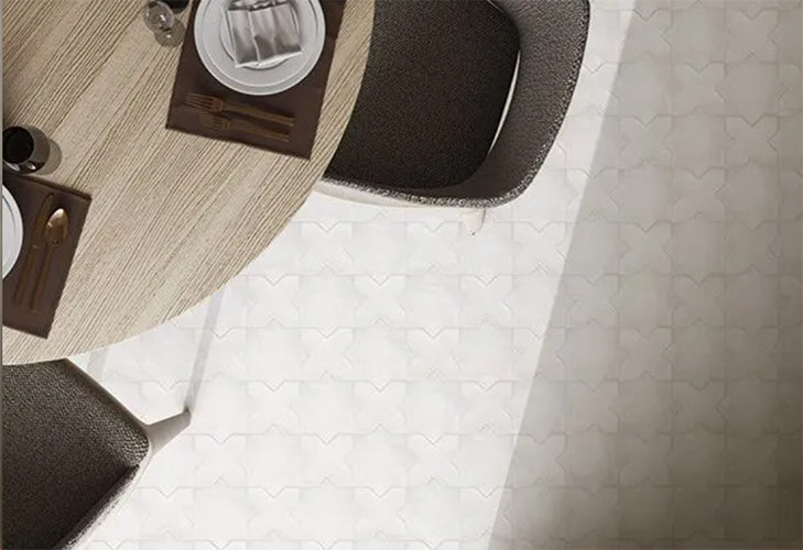美品 korua shapes stelth 150 Kasbah Cross Porcelain Matte 5X5 floor wall cross star tiles