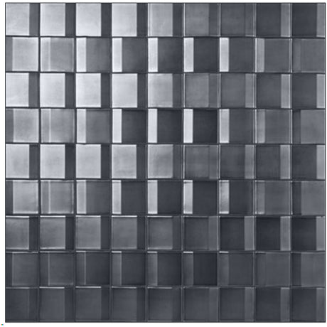 Define Edge 3D Metallic Glazed Porcelain Tile 5x5