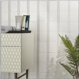 Define Edge 3D White Matte Porcelain Tile 5x5