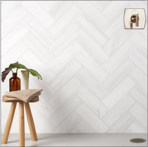 Bianco Dolomite Premium 4x12 wall tile