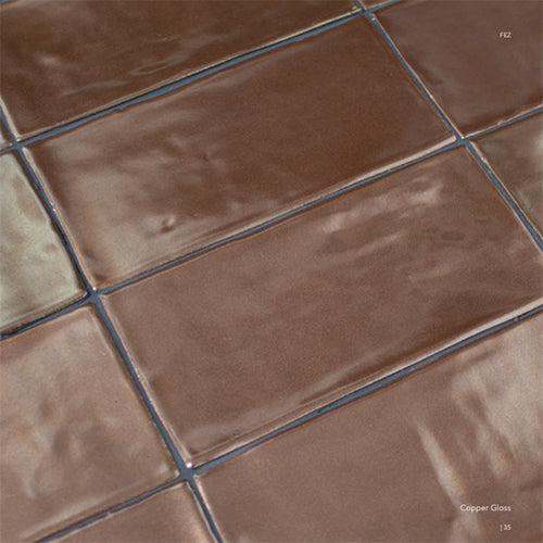 Fez Ceramic Field Tile Glossy 2.5x5 | Imperial Tile