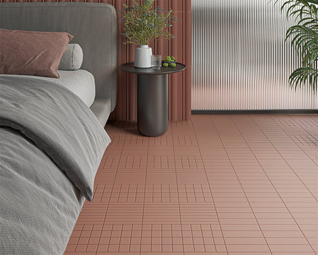 floor tile Raster Porcelain Tile Fine Lines Matte 6x6