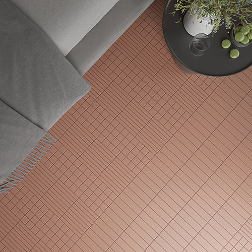 floor tile Raster Porcelain Tile Grids Matte 6x6