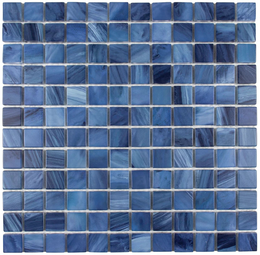 1”x1” Nuance Straight Set Glass Mosaic