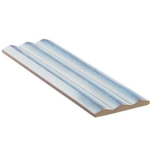 Accordion Fluted Polished Porcelain Tile 5x16 3D