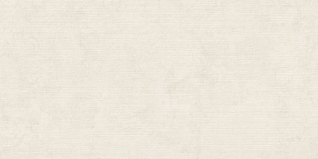 Luna 24x48 Matte Linear Deco Cream porcelain tile