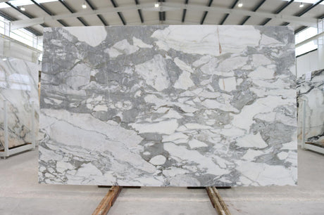 Arabescato Vagli Marble Honed 77" x 124" Natural Stone slab