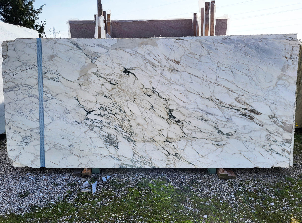 Calacatta Monet Marble Honed 59" x 133" Natural Stone slab