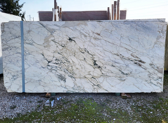 Calacatta Monet Marble Honed 59" x 133" Natural Stone slab