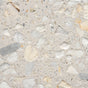 Arabescato Bianco Terrazzo Scavato Agglomerated Marble Bush Hammered 49" x 120" Natural Stone slab
