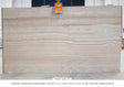 Travertino Alabastrino Unfilled Travertine Honed 67.71" x 121.25" Natural Stone slab