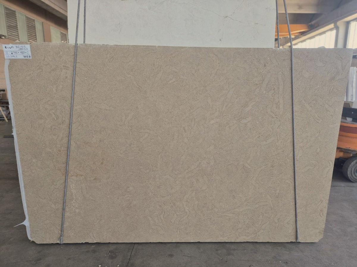 Zola Beige Limestone Leathered 70" x 110" Natural Stone slab