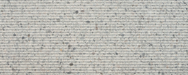 Palladio Doge Terrazzo Ondulato Agglomerated Marble Fluted 49" x 120" Natural Stone slab