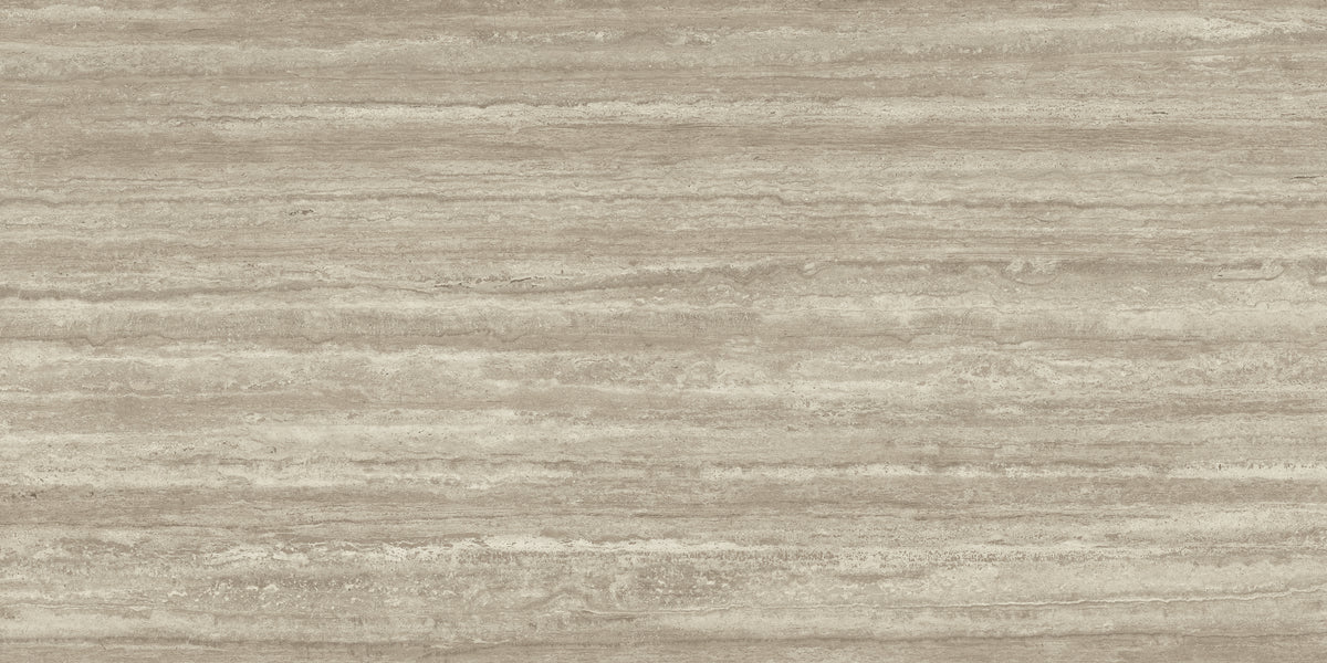 Travertino Grigio Venato Bocciardato Matte 63" x 128" Porcelain slab