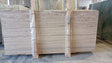 Travertino Alabastrino Unfilled Travertine Honed 54" x 118" Natural Stone slab