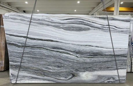 Blu Cipollino Marble Polish 74.80" x 127.95" Natural Stone slab