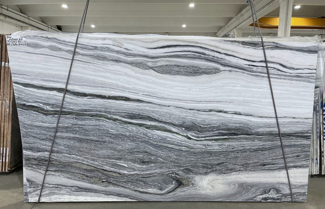 Blu Cipollino Marble Polish 74.80" x 127.95" Natural Stone slab