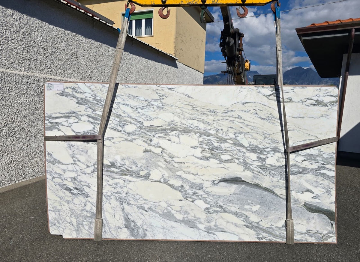Calacatta Corchia Marble Honed 65" x 123" Natural Stone slab