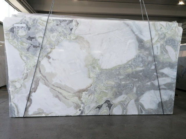 Oyster Marble Polish 73" x 129" Natural Stone slab