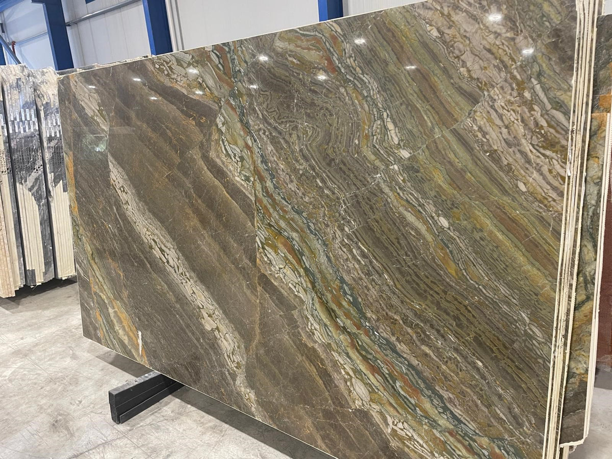 Pocohontas Marble Polish 65" x 120" Natural Stone slab