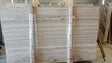 Travertino Alabastrino Unfilled Raw Finish Travertine Natural 64" x 122" Natural Stone slab