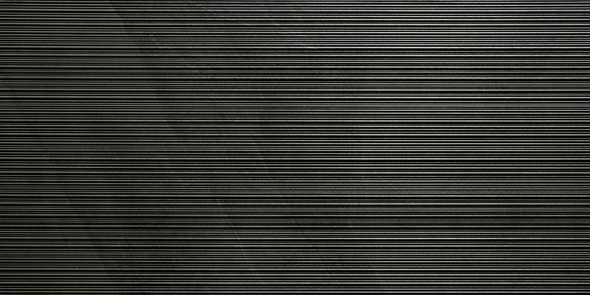 Shale 24x48 Ribbed Dark porcelain tile