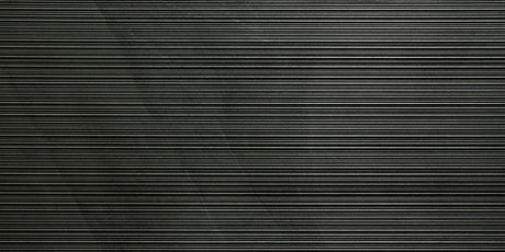 Shale 24x48 Ribbed Dark porcelain tile