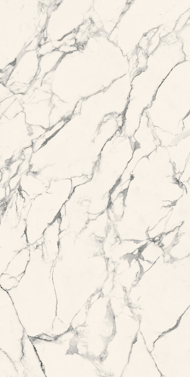 Top Statuario Bianco Matte 64" x 128" Porcelain slab