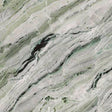 Infinito River Jade Glossy 64" x 128" Porcelain slab, Side B