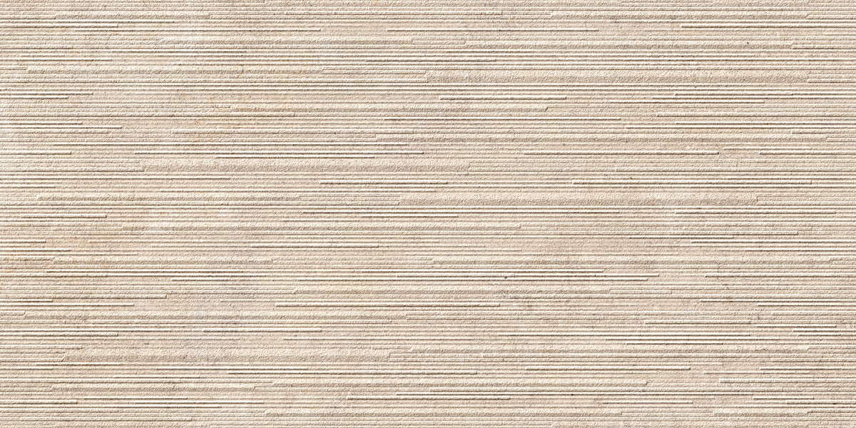 Versa 24x48 Linear Deco Beige porcelain tile