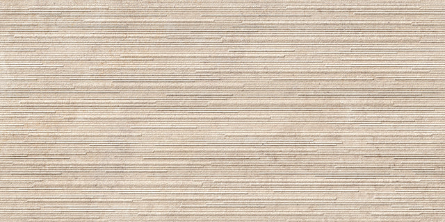 Versa 24x48 Linear Deco Beige porcelain tile