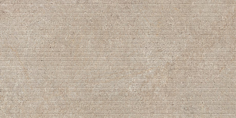 Arke 24x48 3D Line Deco Beige porcelain tile