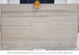 Travertino Alabastrino Travertine Honed 66.92" x 122.04" Natural Stone slab