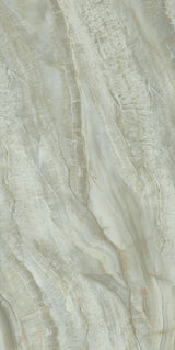 Glam Green Polish 63" x 126" Porcelain slab, Side B