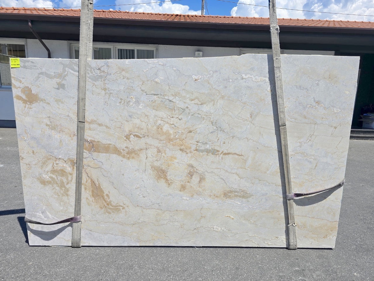 Dolcevita Quartzite Honed 65" x 118" Natural Stone slab