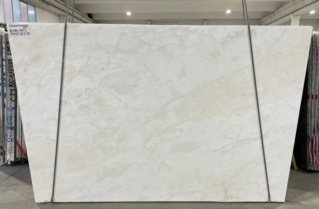 Calacatta Rhino Marble Honed 76" x 117" Natural Stone slab