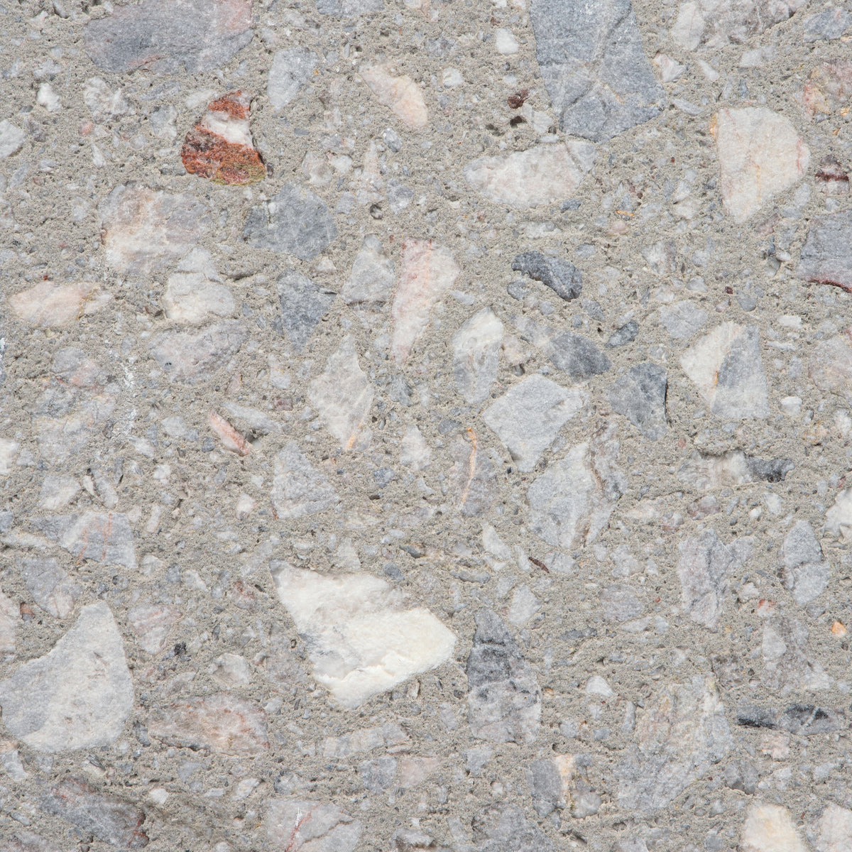 Fior Di Pesco Terrazzo Scavato Agglomerated Marble Bush Hammered 49" x 120" Natural Stone slab