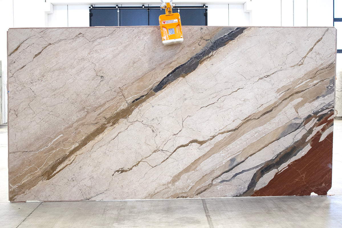Breccia Delletna Marble Honed 61" x 116" Natural Stone slab