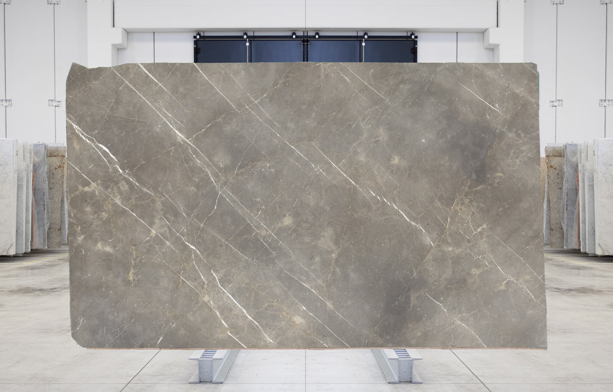 Grigio Collemandina Marble Travertine Honed 72" x 121" Natural Stone slab