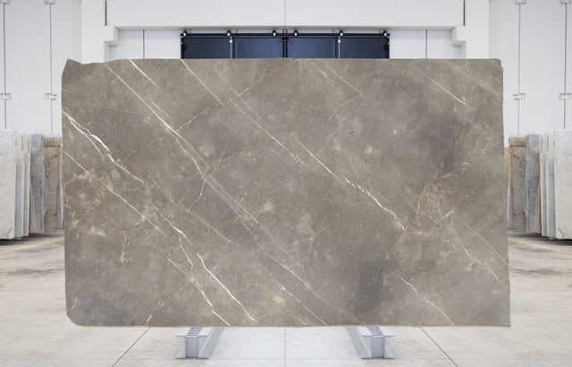 Grigio Collemandina Marble Travertine Honed 72" x 121" Natural Stone slab