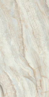 Glam Ivory Polish 63" x 126" Porcelain slab, Side B