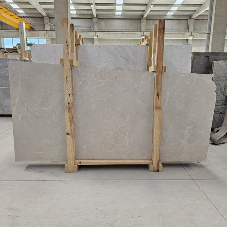 Botticino Marble Honed 51" x 114" Natural Stone slab