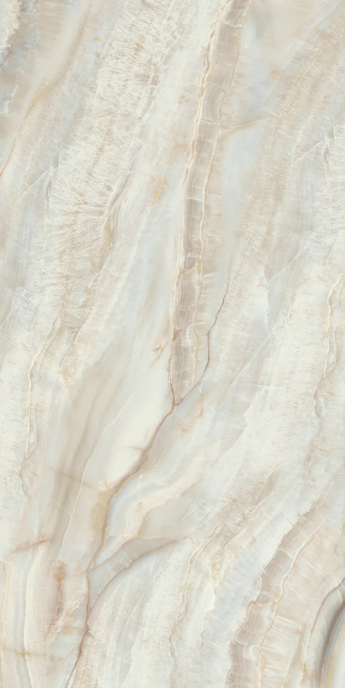 Glam Ivory Polish 63" x 126" Porcelain slab