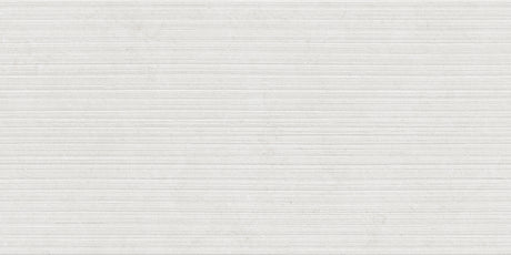 Cronos 24x48 Peak Deco Ivory porcelain tile