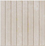off white Raster Porcelain Tile Fine Lines Matte 6x6