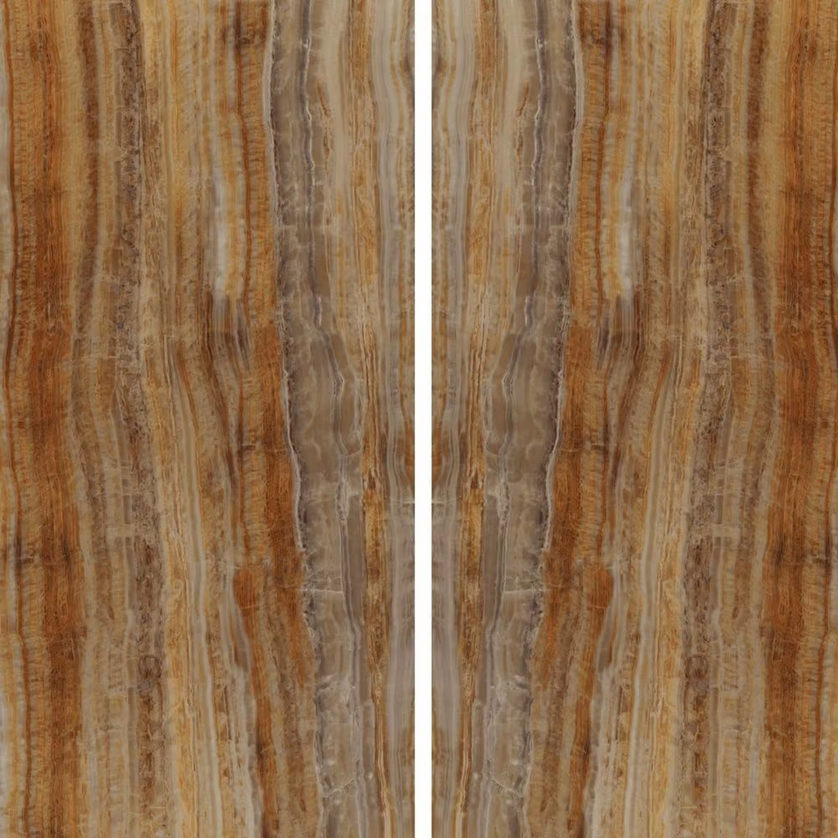 Orange Sapphire Polished Porcelain Slab